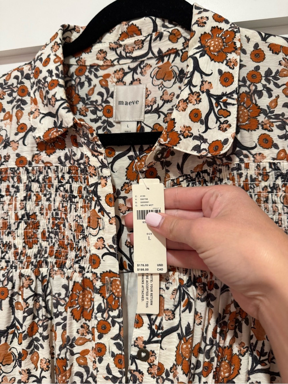 Maeve Short-Sleeve Belted Midi Shirt Dress - Picture 3 of 6